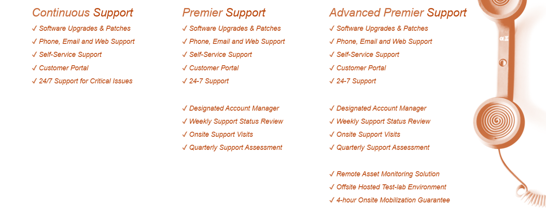support services